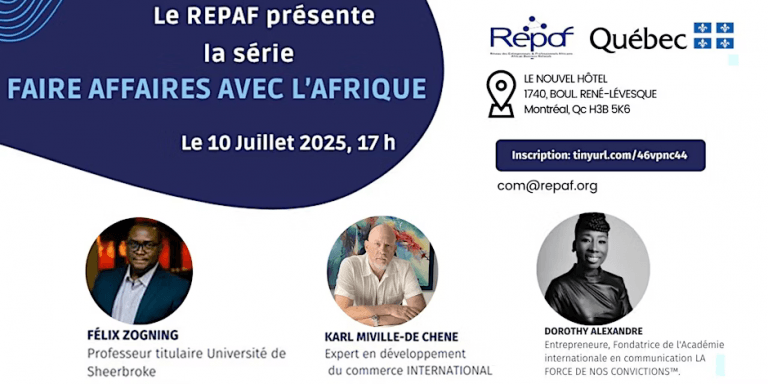 Explorez les opportunités d'affaires avec l'Afrique - Repaf