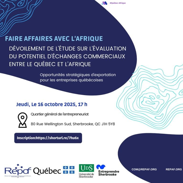 Évaluation du potentiel d'exportation du Québec vers l'Afrique